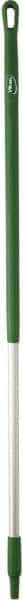 Vikan - 51 x 1-1/4" Aluminum Squeegee Handle - European Threaded Connection, Green - Exact Industrial Supply