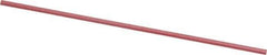 Value Collection - Round, Synthetic Ruby, Midget Finishing Stick - 50mm Long x 1mm Wide, Fine Grade - Exact Industrial Supply