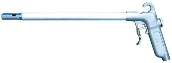 Value Collection - 150 Max psi High Power Venturi Nozzle Pistol Grip Blow Gun - 1/4 NPT Inlet, 18" Tube Length, Aluminum - Exact Industrial Supply