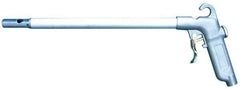 Value Collection - 150 Max psi High Power Venturi Nozzle Pistol Grip Blow Gun - 1/4 NPT Inlet, 18" Tube Length, Aluminum - Exact Industrial Supply