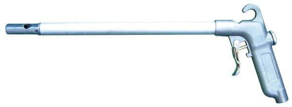 Value Collection - 150 Max psi High Power Venturi Nozzle Pistol Grip Blow Gun - 1/4 NPT Inlet, 48" Tube Length, Aluminum - Exact Industrial Supply
