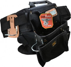 CLC - 47 to 55" Waist Tool Belt - 16 Pocket, 5" Wide, Black, Nylon - Exact Industrial Supply