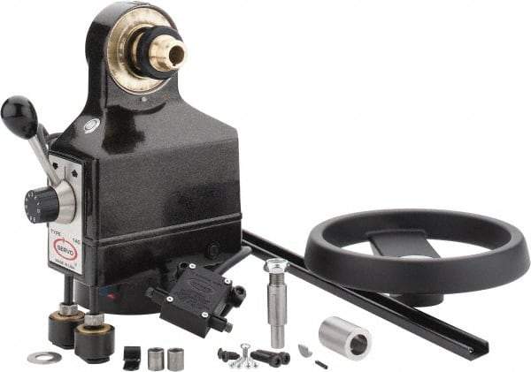 Servo - 140 Inch Max Peak Torque Per Pound, Knee Feed - 12 Inch Max Feed Rate Per Minute, 35 Inch Traversing Speed Per Minute - Exact Industrial Supply