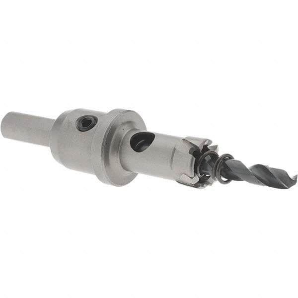 Value Collection - 5/8" Diam, 1" Cutting Depth, Hole Saw - Carbide-Tipped Saw - Exact Industrial Supply