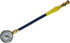 Coilhose Pneumatics - 0 to 60 psi Dial Ball Tire Pressure Gauge - 7' Hose Length - Exact Industrial Supply