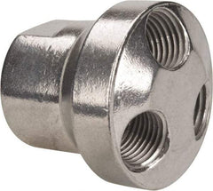 Coilhose Pneumatics - 3/8" ID, Air Hose Manifold - Aluminum - Exact Industrial Supply