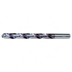#1 RHS / RHC HSS 118 Degree Radial Point CLE-MAX Jobber Drill - TiCN - Exact Industrial Supply