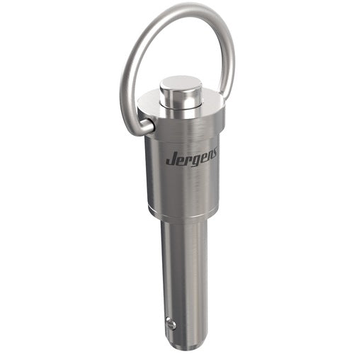 9/16″ Pin Diameter, 1-3/4″ Grip Length, Ring Handle Kwik-Lok Pin, Stainless Steel