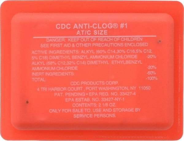 Parker - HVAC Drain Pan Treatment Tablet - For Air Conditioning Drain Pan Maintenance & Health Protection - Exact Industrial Supply