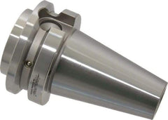 Accupro - BT40 Taper Shank 1/8" Hole End Mill Holder/Adapter - 3/4" Nose Diam, 1.38" Projection, M16x2.0 Drawbar, Through-Spindle & DIN Flange Coolant - Exact Industrial Supply