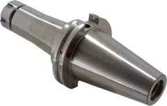 Accupro - 0.039" to 0.629" Capacity, 6" Projection, CAT50 Taper Shank, ER25 Collet Chuck - 0.0002" TIR, Through-Spindle & DIN Flange Coolant - Exact Industrial Supply