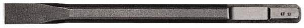 DeWALT - 1" Head Width, 18" OAL, 3/4" Shank Diam, Cold Chisel - Hex Drive, Hex Shank, Steel - Exact Industrial Supply