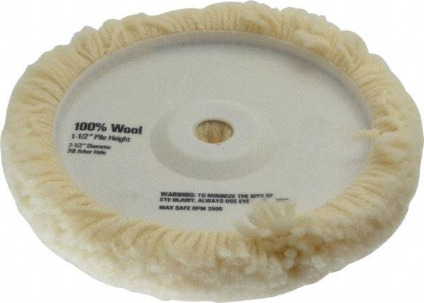 DeWALT - 7-1/2" Diam x 1-1/2" Thick Unmounted Buffing Wheel - Polishing Wheel - Exact Industrial Supply