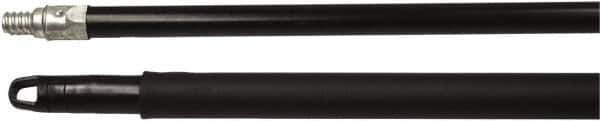 Weiler - 60 x 15/16" Metal Squeegee Handle - Threaded Connection, Black - Exact Industrial Supply