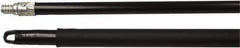 Weiler - 60 x 15/16" Metal Squeegee Handle - Threaded Connection, Black - Exact Industrial Supply