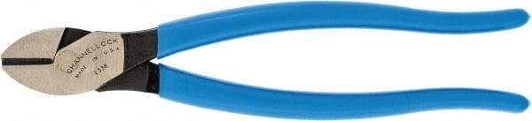 Channellock - 8" OAL, 5/32" Capacity, Diagonal Cutter - 7/8" Jaw Length x 8-25/64" Jaw Width, Straight Head, Plastic Dipped Handle - Exact Industrial Supply