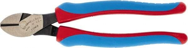 Channellock - 8" OAL, 5/32" Capacity, Diagonal Cutter - 7/8" Jaw Length x 8-19/64" Jaw Width, Straight Head, Comfort Grips Handle - Exact Industrial Supply
