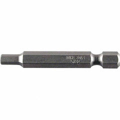 Wiha - 0.109" Power Bit - 1/4" Drive, 2" OAL - Exact Industrial Supply