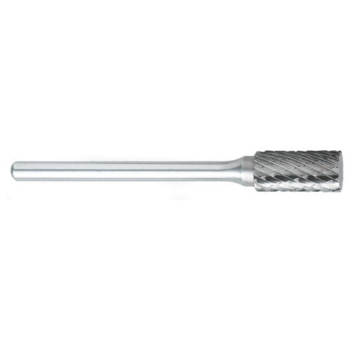 SN-51 -6mm × 6.35mm LOC × 3mm Shank × 38mm OAL Inverted Taper Carbide Medium Tough Cut Burr - Exact Industrial Supply