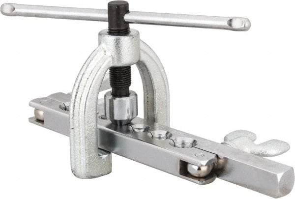 Value Collection - 3/16 to 5/8" Pipe Capacity, Flaring Tool Kit - 7 Pieces, Cuts Copper - Exact Industrial Supply