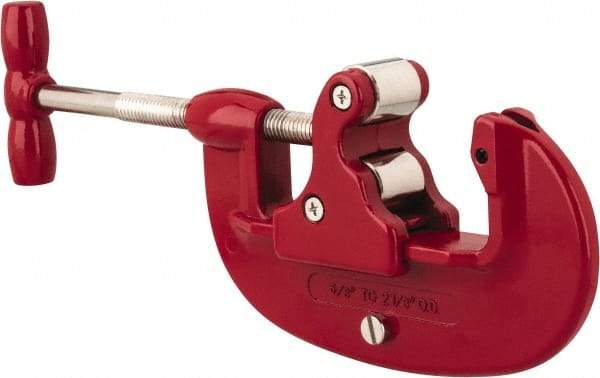 Value Collection - 5/8" to 2-1/8" Pipe Capacity, Tube Cutter - Cuts Copper - Exact Industrial Supply