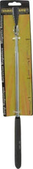 Mag-Mate - 26" Long Magnetic Retrieving Tool - 24 Lb Max Pull, 13" Collapsed Length, 1/2" Head Diam, Rare Earth - Exact Industrial Supply