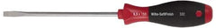 Wiha - Standard Slotted Screwdriver - Ergonomic Handle - Exact Industrial Supply