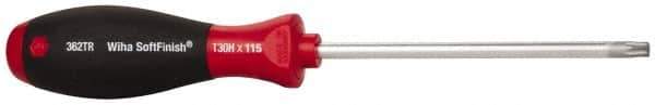 Wiha - TR30 Torx Driver - 4-1/2" Blade Length, Ergonomic Handle - Exact Industrial Supply