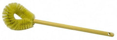 Weiler - 20" OAL Toilet Bowl Brush - Tampico Bristles, Foam Handle, White - Exact Industrial Supply