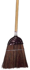 Weiler - 55" OAL Palmyra Bristle Corn Broom - 10" Bristle Length, 12" Wide - Exact Industrial Supply