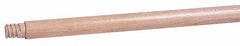 Weiler - 60 x 1-1/8" Wood Handle for Floor Brushes & Garage Brushes - Threaded Connection, Tan - Exact Industrial Supply