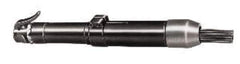 Chicago Pneumatic - 3,600 BPM, 25/32" Bore Diam, Pneumatic Inline Needle Scaler - 1-1/8" Stroke Length, 9.6 CFM, 90 psi, 3/8 NPT Inlet - Exact Industrial Supply