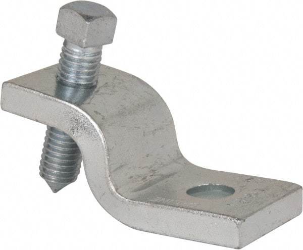 Cooper B-Line - 1" Max Flange Thickness, Strut To Beam Clamp - 600 Lb Capacity, ASTM A1011 Carbon Steel - Exact Industrial Supply