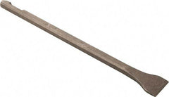 Ingersoll-Rand - 1" Head Width, 12" OAL, 1-1/8" Shank Diam, Scaling Chisel - CP Shank, Steel - Exact Industrial Supply
