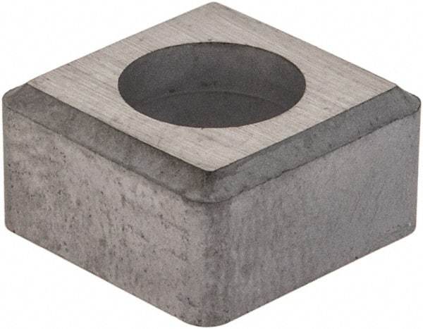Walter - 1/2" Inscribed Circle, Square Shim for Indexables - 1/4" Thick, ISSN Shim Style, Negative Rake, Left Hand Cut - Exact Industrial Supply