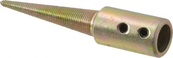 Made in USA - Buffing Wheel Buffing Spindle - 5/8" ID x 7/8" OD, Left Hand Thread - Exact Industrial Supply
