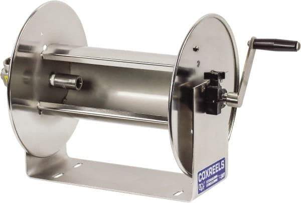 CoxReels - 100' Manual Hose Reel - 4,000 psi, Hose Not Included - Exact Industrial Supply