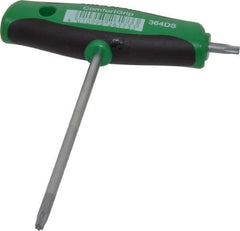 Wiha - T15 T-Handle Cushion Grip Torx Key Set - 100mm Length Under Head, T15 Torx Size - Exact Industrial Supply