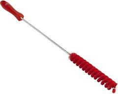 Vikan - 3/4" Diam Polyester Valve Brush - 19-5/8" OAL, 5-3/4" Head Length, Polypropylene & Stainless Steel Handle - Exact Industrial Supply