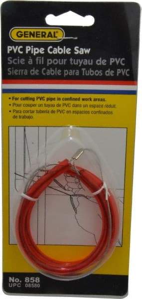 General - 8" Pipe Capacity, Pipe Cutter - Cuts PVC, 24" OAL - Exact Industrial Supply