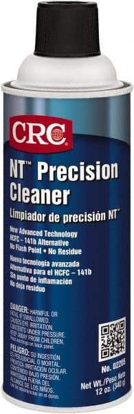CRC - 12 Ounce Aerosol Electrical Grade Cleaner/Degreaser - 30,800 Volt Dielectric Strength, Nonflammable - Exact Industrial Supply
