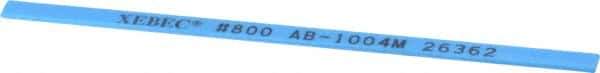 Value Collection - Rectangular, Ceramic Fiber Finishing Stick - 4" Long x 5/32" Wide x 1/32" Thick, 800 Grit, Super Fine Grade - Exact Industrial Supply