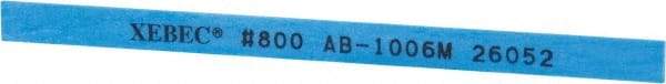 Value Collection - Rectangular, Ceramic Fiber Finishing Stick - 4" Long x 15/64" Wide x 1/32" Thick, 800 Grit, Super Fine Grade - Exact Industrial Supply