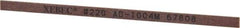 Value Collection - Rectangular, Ceramic Fiber Finishing Stick - 4" Long x 5/32" Wide x 1/32" Thick, 220 Grit, Very Fine Grade - Exact Industrial Supply