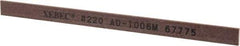 Value Collection - Rectangular, Ceramic Fiber Finishing Stick - 4" Long x 15/64" Wide x 1/32" Thick, 220 Grit, Very Fine Grade - Exact Industrial Supply