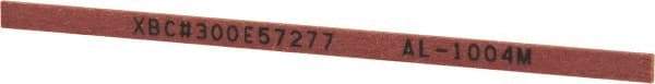 Value Collection - Rectangular, Ceramic Fiber Finishing Stick - 4" Long x 5/32" Wide x 1/32" Thick, 300 Grit, Extra Fine Grade - Exact Industrial Supply