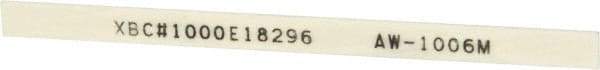 Value Collection - Rectangular, Ceramic Fiber Finishing Stick - 4" Long x 15/64" Width, 1,000 Grit, Ultra Fine Grade - Exact Industrial Supply