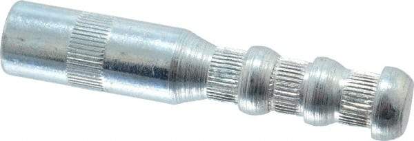 Wej-It - 1/2" Diam, 1/2" Drill, 2-3/4" OAL, 1-3/4" Min Embedment Drop-In Concrete Anchor - 12L14 Steel, Zinc-Plated Finish, Hex Nut Head, Hex Drive, 1" Thread Length - Exact Industrial Supply