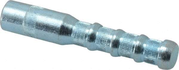 Wej-It - 5/8" Diam, 5/8" Drill, 3-11/16" OAL, 2" Min Embedment Drop-In Concrete Anchor - 12L14 Steel, Zinc-Plated Finish, Hex Nut Head, Hex Drive, 1" Thread Length - Exact Industrial Supply