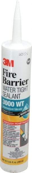 3M - 10.1 oz Cartridge Gray RTV Silicone Joint Sealant - 14 to 230°F Operating Temp, Series 3000WT - Exact Industrial Supply